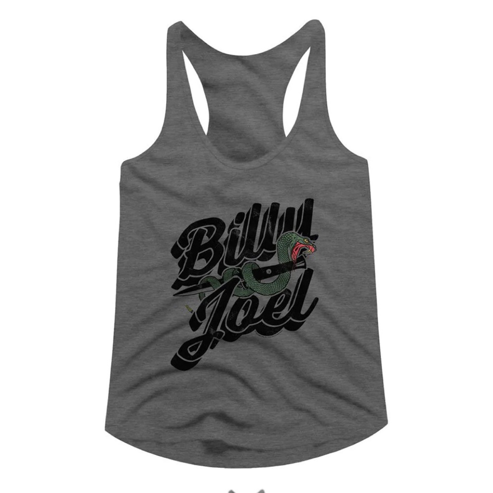 Billy Joel Only the Good Die Young Snake & Dagger tank top Medium